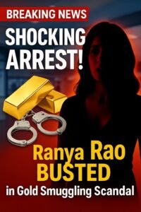 Shocking Twist: Actress Ranya Rao Arrested in High-Profile Gold Smuggling Case..1 5 Shocking Twist: Actress Ranya Rao Arrested in High-Profile Gold Smuggling Case..1