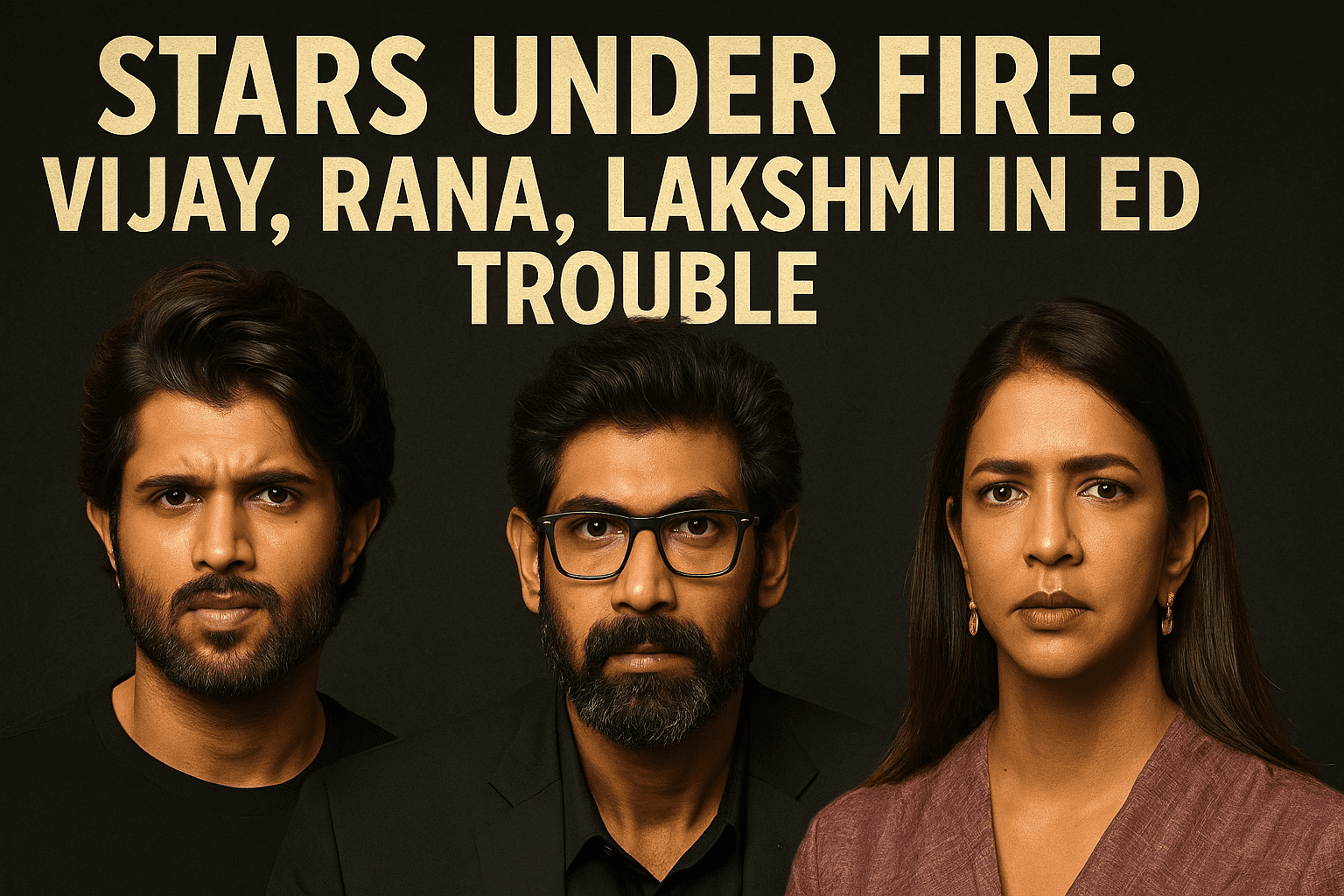 Betting Scam Case Vijay Deverakonda, Rana & Lakshmi Manchu Face ED | బెట్టింగ్ యాప్ కేసు 1 1 magzin