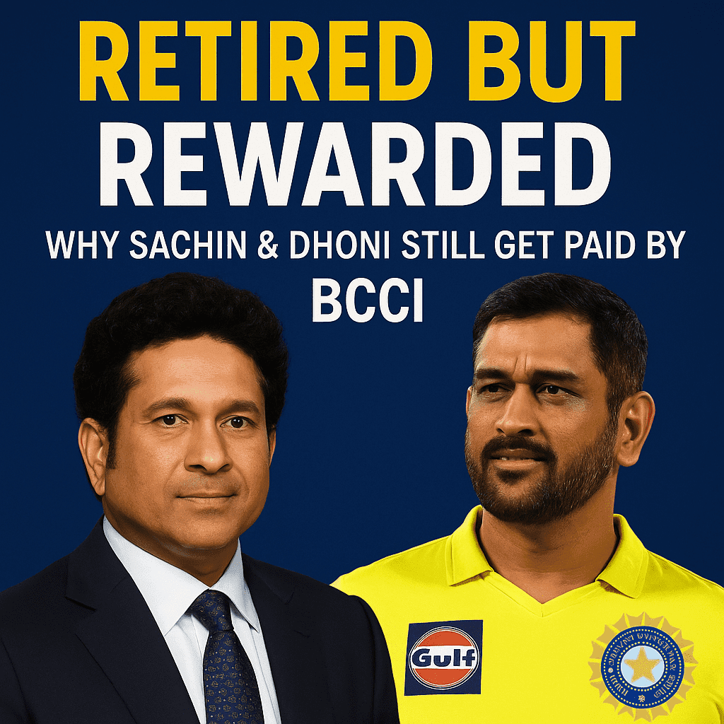 Retired but paid! Why BCCI still pays hero s Sachin&MSD|రిటైర్డ్ అయినా BCCI ఎందుకు ఇంకా సచిన్, ధోనీకి డబ్బులు చెల్లిస్తుంది?1 1 magzin