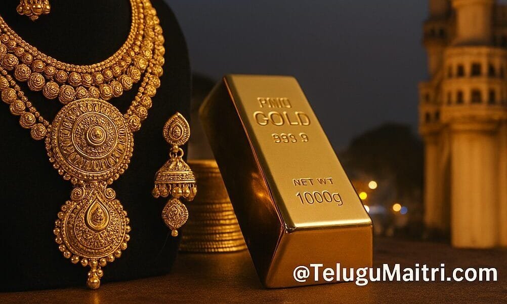 Today gold rate | తెలంగాణ/నిజామ్ాబాద్లో ప్రస్తుత గోల్డ్ రేట్... 3 Today Gold Rate