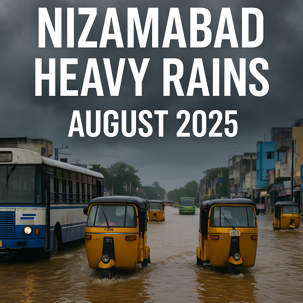 Nizamabad Heavy Rains Update 2025: గోదావరి ఉపనదుల ఉధృతి, రహదారుల ముంపు, పంటల నష్టం | నిజామాబాద్ తాజా పరిస్థితి 1 magzin