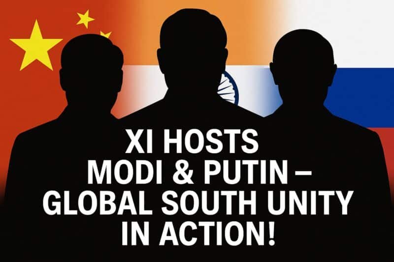 China Sco Meeting చైనా అధ్యక్షుడు జిన్‌పింగ్ ఆతిథ్యం – మోదీ, పుతిన్ కలయికలో