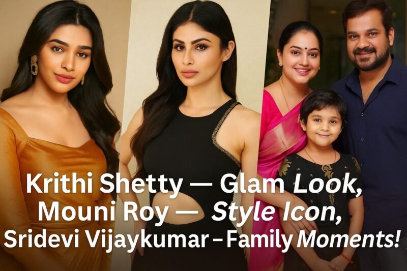 Krithi Shetty Photos కృతి శెట్టీ, శ్రీదేవి విజయ్కుమార్ – సోషల్ మీడియాలో 1 magzin