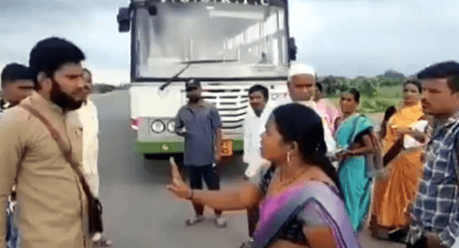 Nirmal RTC కండక్టర్తో వివాదం మహిళలకు ఉచిత ప్రయాణం నిరాకరణ 1 magzin