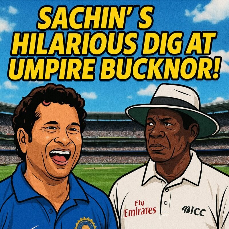 Sachin Tendulkar | వ్యంగ్య వ్యాఖ్య స్టీవ్ బక్నర్ పై Jokes 1 magzin