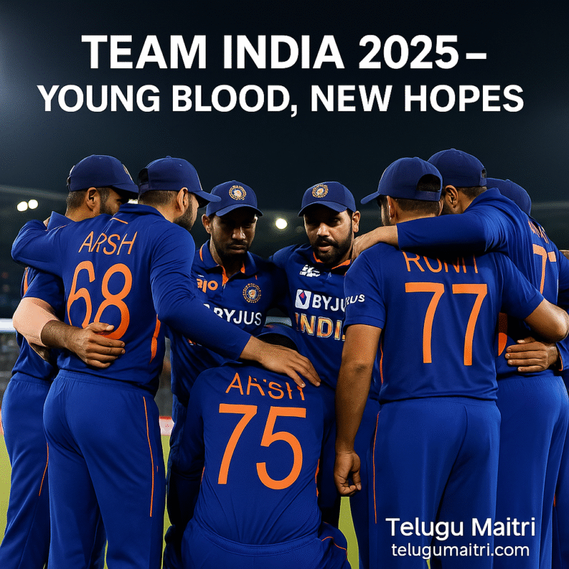 Team India న్యూ స్ట్రాటజీ 2025: యువ ఆటగాళ్లపై భవిష్యత్తు ఆశలు