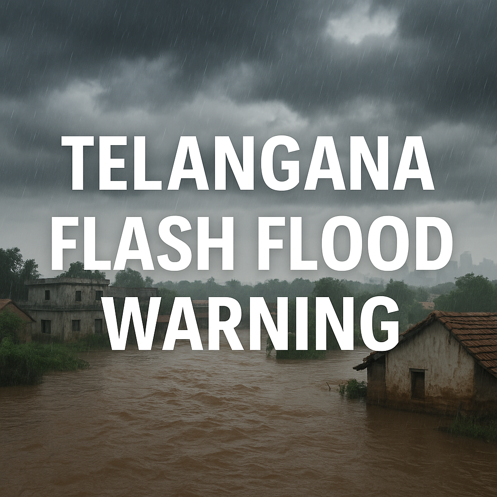 Telangana Flood Alert | తెలంగాణలో ఫ్లాష్ ఫ్లడ్ హెచ్చరికలు: ములుగు‑భద్రాద్రి సహా అనేక జిల్లాల్లో వర్షం ఉధృతి, రోడ్లు కట్‑ఆఫ్—7మంది మృతి 6 Telangana Flood Alert | తెలంగాణలో ఫ్లాష్ ఫ్లడ్ హెచ్చరికలు: ములుగు‑భద్రాద్రి సహా అనేక జిల్లాల్లో వర్షం ఉధృతి, రోడ్లు కట్‑ఆఫ్—7మంది మృతి