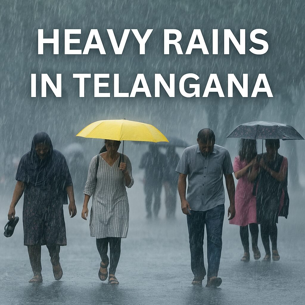 Telangana Rains పెరగుతున్న వర్షాలు: తెలంగాణలో గాలివాతావరణ పరిస్థితులు