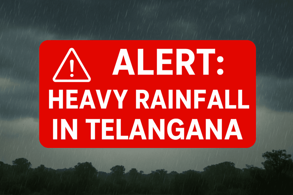 Weather Report | తెలంగాణ వాతావరణం నేడు(ఆగస్టు, 8) భారీ(Heavy) వర్ష సూచన! 2 Weather Report