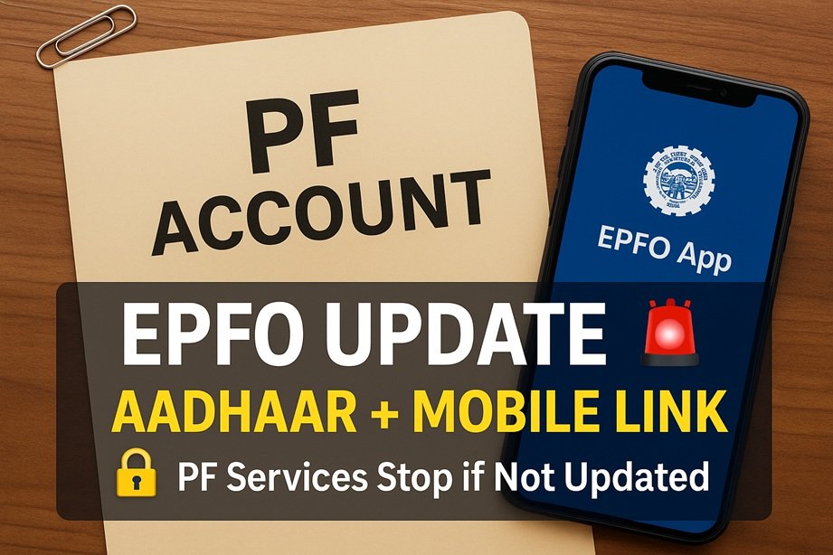 EPFO Rules Updeted |PF Services Stops, If ఆధార్ లింక్…!