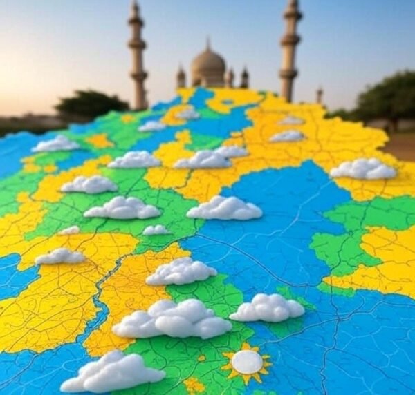 Hyderabad Weather Report on 3d imaginary google map