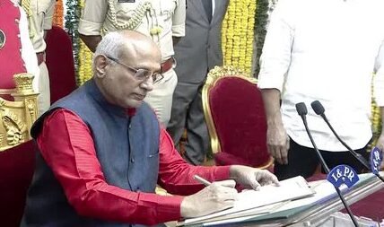 Jagdeep Dhankhar రాజీనామా తర్వాత రాధాకృష్ణన్ ప్రమాణ స్వీకార వేడుక 4 Jagdeep Dhankhar