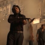 OG Trailer Release Power Star Pawan Kalyan in OG trailer release holding a gun with intense emotions, powerful action look and high drama vibes.