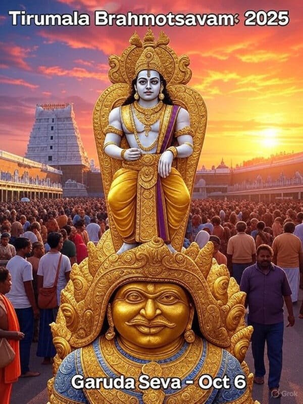 Tirumala Brahmotsavam 2025 గరుడ సేవ తేదీ, ప్రాముఖ్యత & విశేషాలు... 3 Tirumala Brahmotsavam 2025