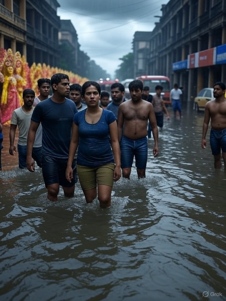 Kolkata Floods | కుంభవృష్టి విధ్వంసం కుంభవృష్టి విధ్వంసం... 5 Kolkata Floods | కుంభవృష్టి విధ్వంసం కుంభవృష్టి విధ్వంసం…
