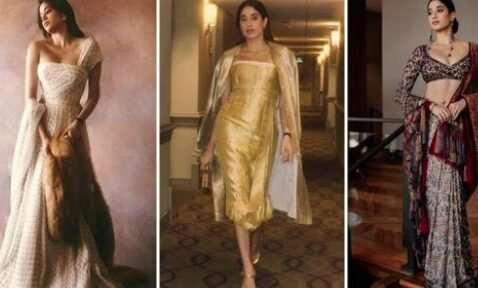 Janhvi Kapoor 50వ టొరంటో అంతర్జాతీయ చలనచిత్రోత్సవంలో 23 Different Looks.. 5 Janhvi Kapoor