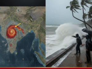 Heavy Rain in Andhra Pradesh తీవ్ర తుపాను మెుంథా | నేడు తీరం దాటే అవకాశం