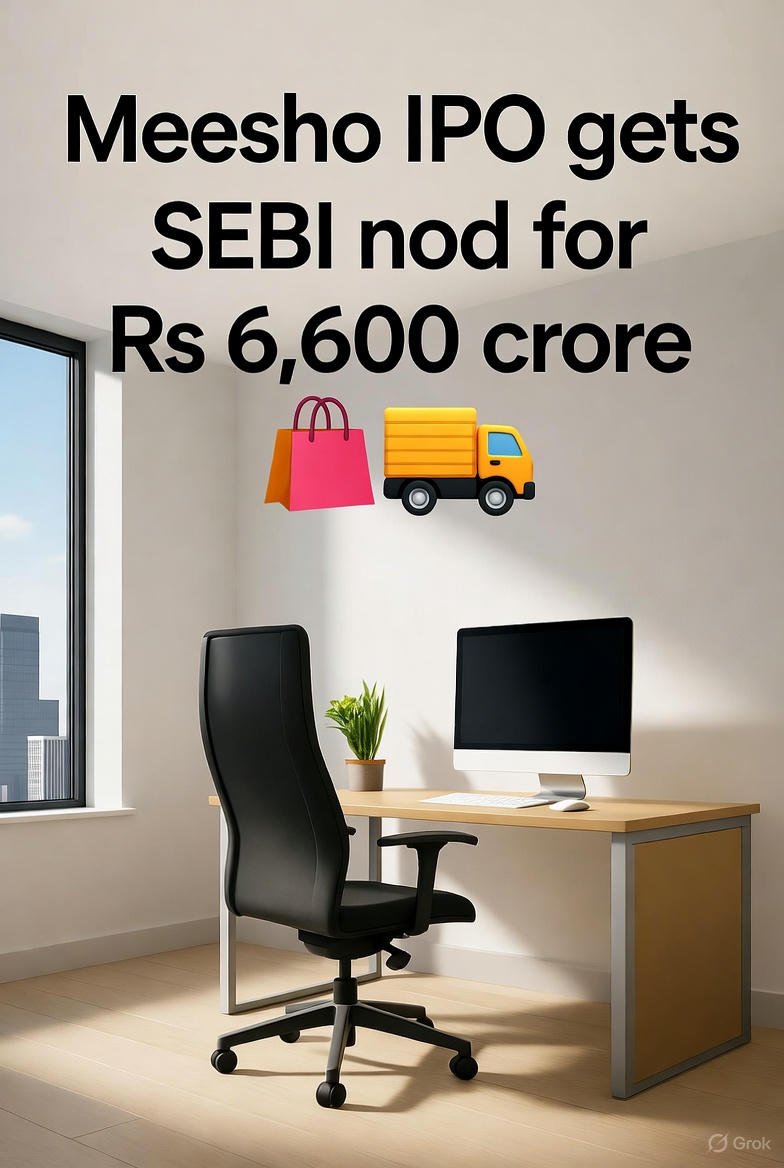 Meesho IPO News సెబీ అనుమతి పొందిన రూ.6,600 కోట్ల ఐపీఓ... 1 magzin