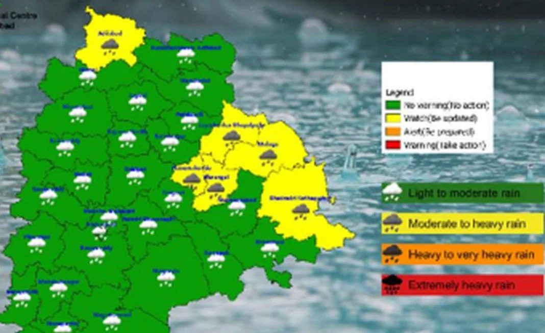 Today Weather Report Telangana: తెలంగాణలో ఈరోజు వాతావరణం - ఉరుములు, వర్షాల హెచ్చరిక! 2 Today Weather Report Telangana
