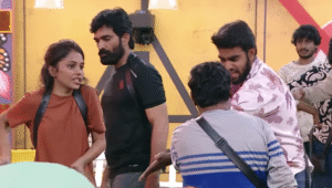 Bigg Boss 9 Telugu భరణికి గాయాలు, శ్రీజ రీ-ఎంట్రీ ఫైట్! కట్టు పడగొట్టు 7 Bigg Boss 9 Telugu భరణికి గాయాలు, శ్రీజ రీ-ఎంట్రీ ఫైట్! కట్టు పడగొట్టు