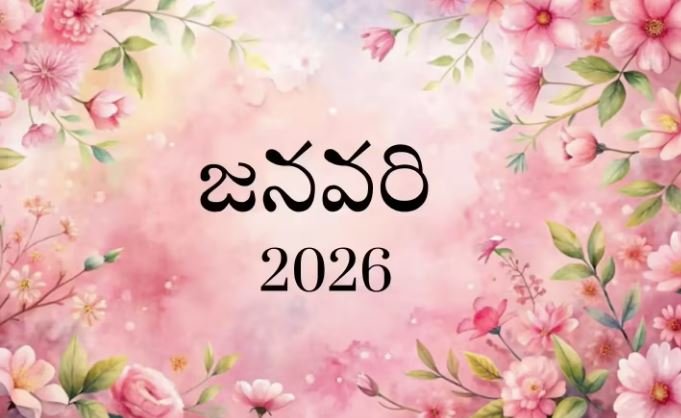 2026 January Telugu Calendar
