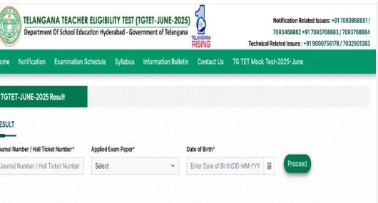 TG TET 2025 Application