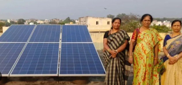 Telangana Women SHGs Petrol Bunks Solar Plants