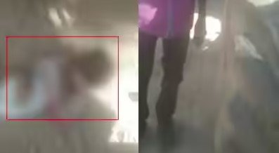 Mother Throws Baby Under Tractor