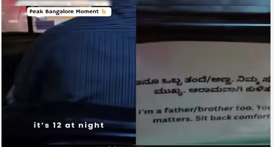 Bengaluru Auto Driver Safety Note