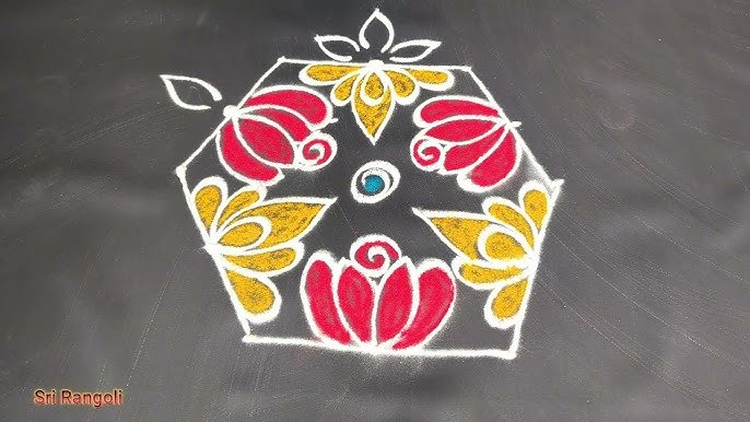 New Year Special Rangoli 2025 | 5x3 Dots Simple Sankranthi muggulu | Latest & Easy New Year Muggulu