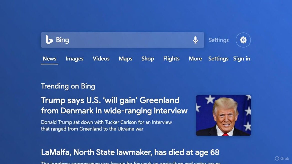 Bing Trends Today