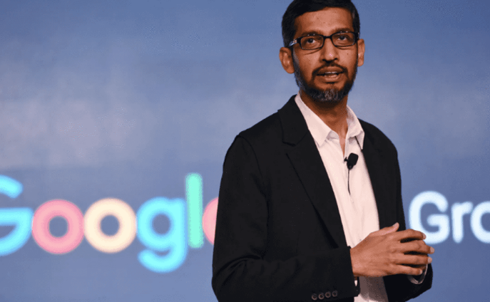 Sundar Pichai Emotional Reaction