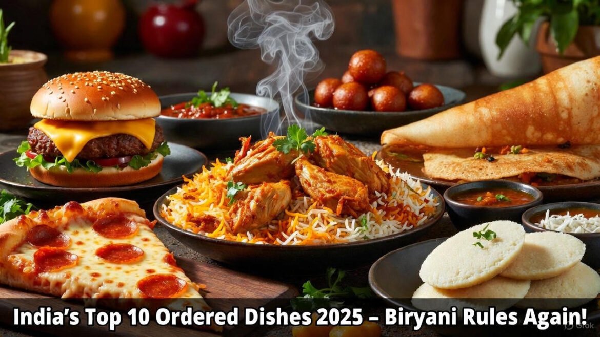Top 10 Most Ordered Dishes 2025