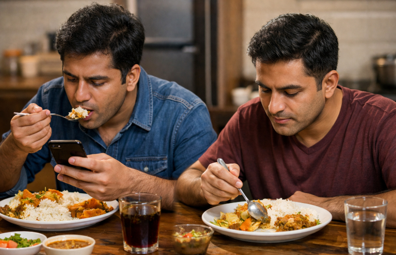Mindful Eating |ఫోన్ చూస్తూ తింటే జీర్ణక్రియ పాడవుతుందా? 4 image 7