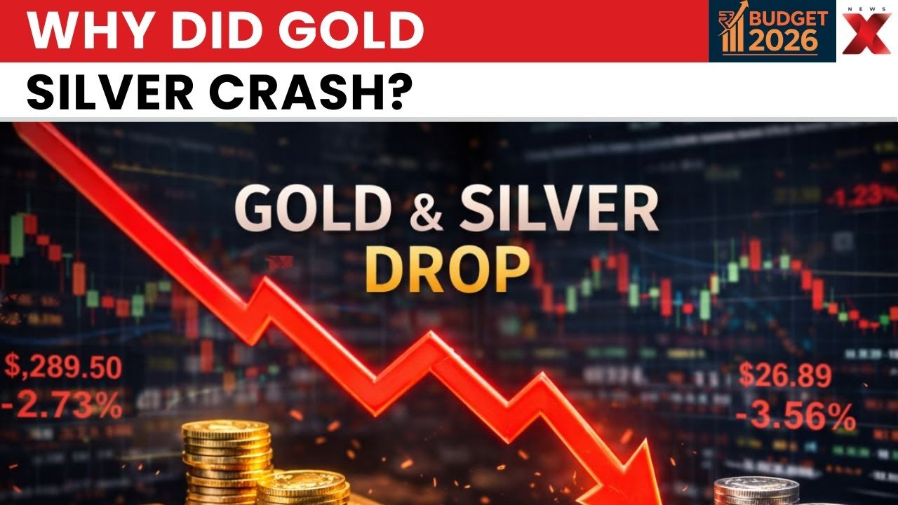 Huge Gold, Silver Price Crash: Why Is This Happening On Budget Day?
